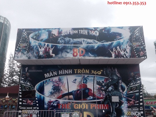 8D movie room was added in Vung Tau